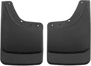 Front/Rear Mud Guards | Compatible with Dodge Ram 1500 2002-2008, Compatible with Dodge Ram 2500/3500 2003-2009 W/o OEM Fender Flares 2 Piece Set, Front/Rear Set - Black, 2 Pc | 56071(Custom