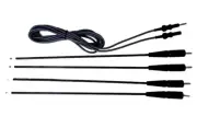 Laparoscopic Spatula L-Hook Electrode Cable Surgical Reusable Instrument Set 5Pc