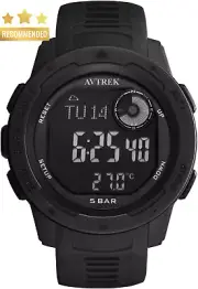 Digital Sport Watch Military Compass Pedometer Altimeter Tactical Waterproof