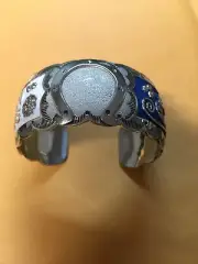 Native American Navajo Bracelet Indianapolis Colts Cuff # 2 Amazing Workmanship