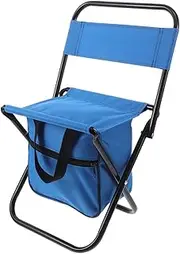 Toddmomy Folding Hunting Stool Foldable Fishing Chair with Storage Pouch Carrying Strap Lightweight Portable Camping Seat Hunt Gear Equipment for Beach Travel Walking Hiking
