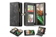 For Samsung Galaxy Note 10 Case, Wallet PU Leather Detachable Flip Cover, Black