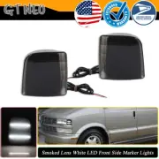 Smoked Lens White LED Side Corner Light For 1995-2005 Chevrolet Astro GMC Safari (for: Chevrolet)