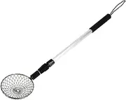 TIDTALEO 1Pc Retractable Scoop with Wire Strainer Efficient Winter Fishing Tool for Clean Ice Portable Design for Easy Carrying and Use