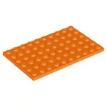 樂高 LEGO 橘色 6X10 薄片 薄板 平板 地板 3033 4505159 顆粒 積木 ORANGE PLATE