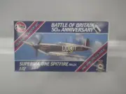 Vintage Plastic Airplane Model Kit - AIRFIX Supermarine Spitfire 50th Anniversay