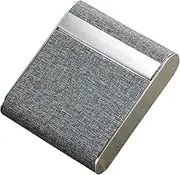 [ARKCHIU] Cigarette Case Regular Size Cigarette Pocket Holder 20 Capacity Carrying Box for Men and Women Grey,One Size