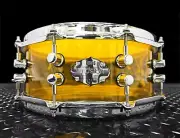 CHAOS ILLUSION ACRYLIC 14x6.5 SNARE DRUM - AMBER