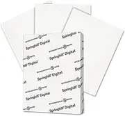 Springhill 015300 Digital Index White Card Stock 110 lb 8 1/2 x 11 250 Sheets/Pack