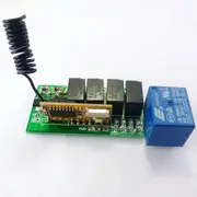 4Ch RF Wireless Remote Control Relay Switch for Fixed Learning code