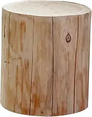 iplusmile Stool Round Small Natural Wood Wooden Stool Shoe Changing Bedside Table