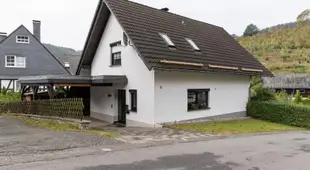 Very cosy holiday home in Olsberg with wood stove garden balcony and carport