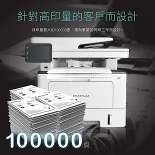 免運送贈品【奔圖Pantum】BM5100FDW 黑白雷射印表機/雙面列印/WIFI列印/觸控螢幕