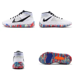 Nike 籃球鞋 KD13 EP 黑 白 藍 彩色 任選 男鞋 Air Zoom氣墊 XDR 耐磨鞋底 KD 【ACS】