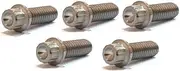 5 PACK RACEBOLTS TITANIUM BOLT 12 POINT M12 X 1.25 THREAD 30MM LONG GRADE 5 6AL-4V
