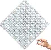 Silicone Door Bumpers,6x2mm Mini Buffer Furniture Pads,Rubber Feet Bumper Pads,Clear Adhesive Door Bumpers Protector Furniture Door Drawers for Furniture Glass Tables Crafts Wall Protectors (100pcs)