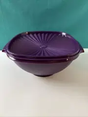 Tupperware Servalier Bowl 2.8L / 11.75 Cups Bowl Eggplant Purple New 11.75 New