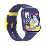 Bluetooth Kids Smart Watch 1.69" Screen Children Monitor Temperature Heart Rate Sleep BLE 5.0 - Blue