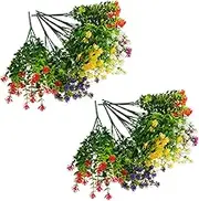 Artificial Eucalyptus Plant Wall Hanging 12pc Fake Eucalyptus Stems Leaves Dried Plant for Office Dec