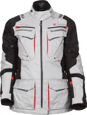 Modeka X-Renegade, textile jacket women , color: Light Grey/Black , size: 68