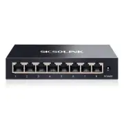 8 Ports Gigabit Unmanaged Ethernet Switch Network Hub Ethernet Splitter Plug...
