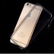 For Apple iPhone 6s Plus Hard Clear Case + FREE Tempered Glass Screen Protector