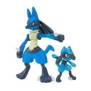 Bandai Pokemon Model Kit Riolu and Lucario