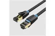 Vention IKABN Cat8 SFTP Patch Cable - 15m - Black Shielded