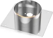 Diesel Heater Mounting Plate for Airtronic D2/D4/D1LC 60 mm Stainless Steel Diesel Heater Turret Mount Plate Rustproof External Diesel Heater Floor Mounting Bracket for Diesel Heater Fulasun ZiWZzEi
