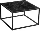 SAYGOER Black Square Coffee Table