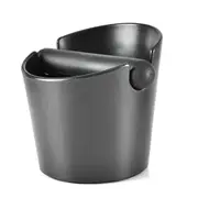 Coffee Knock Box with Tamper Black Espresso Waste Bin