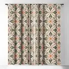 New Marta Barragan Camarasa Andalusian Mosaic Curtain Panel 50 x 84 $140 O36