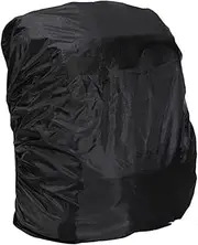 MUELODSIC Travel Backpack Rain Cover Protector Foldable Design for Rucksacks Lightweight Dustproof Outdoor Hiking Gear Black