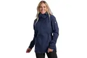 KUHL Stretch Voyagr Womens Rain Jacket Waterproof Lightweight in Blue Size XS