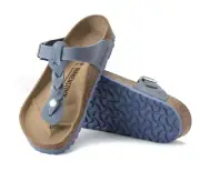 Birkenstock Braided Gizeh Dusty Blue Size 38 New In Box