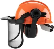 Forestry Safety Helmet, Gardening Hard Hat, Face Shield for Landscaping, Gardening, Lawn Mowing, Edge Trimming