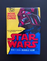 RARE 1977 Topps STAR WARS 2nd Series 2 French Meccano Version Wax Pack - Sealed