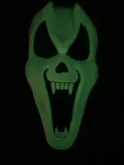 Vintage Vampire Fang Ghostface Glow Dark Scream Teeth Mask Easter Unlimited 9206