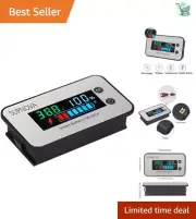 Rechargeable Battery Capacity Tester with Buzzer for Indoor Use - 7-100V