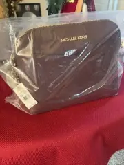 NWT Michael Kors Jet Set Emmy Dome Crossbody Bag Medium - Brown