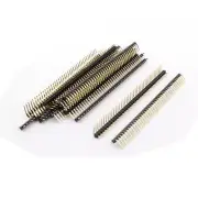 17 Pieces PBC 40Pin 2.54mm Single Row Right Angle Male Header Connector Strip