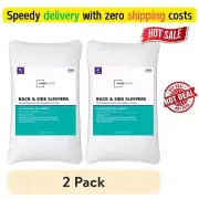 (2 pack) Mainstays Extra Firm Back and Side Sleeper Pillow, King 20% off New
