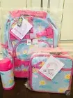 Pottery Barn Kids Large Backpack Sky Sunshine Sun Lunchbox Water Bottle New HTF