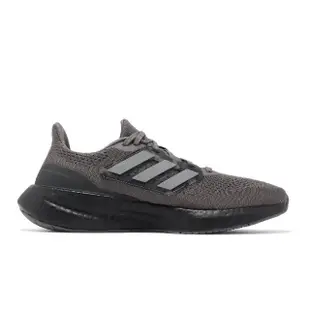 【adidas 愛迪達】慢跑鞋 Pureboost 23 男鞋 黑 灰 Boost 緩震 透氣 路跑 運動鞋 愛迪達(IF1556)