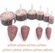 Sanding Flap Wheel Abrasive Disc Polishing φ15-80mm For Dremel Rotary Tool 6mm