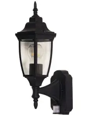 [Oriel Lighting] Highgate Sensor Outdoor Wall Light in Black