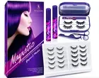 Arishine - 3D 5D Magnetic Eyelashes with Eyeliner Kit, Scissors Tweezers & Case