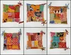 Patchwork chairpad Handmade Chair Cushion Seat Pad Patio Garden Outdoor Backrest