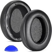 WHXB910N Earpads Cushions Replacement Compatible with Sony WH-XB910 XB910N Extra Bass Noise Cancelling Headphones, Ear Pads with Softer Protein Leather (Black)