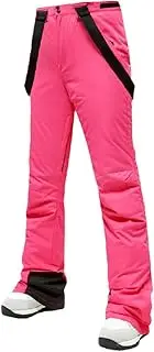 [HEYDHSDC] 30℃ Women Ski Pants S Outdoor Sports Suspenders Trousers Warm Winter Snow Snowboard Pants